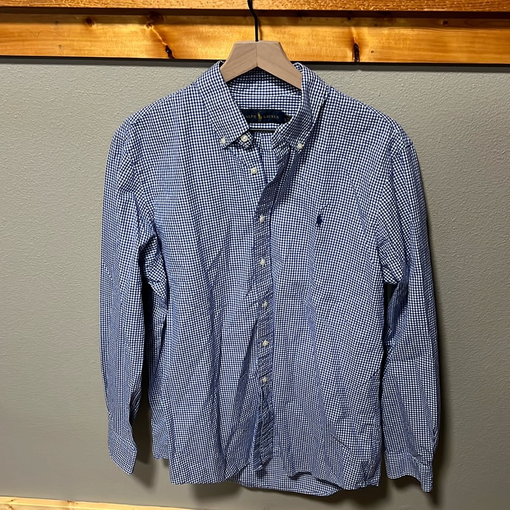 Ralph Lauren 100% cotton button up Large